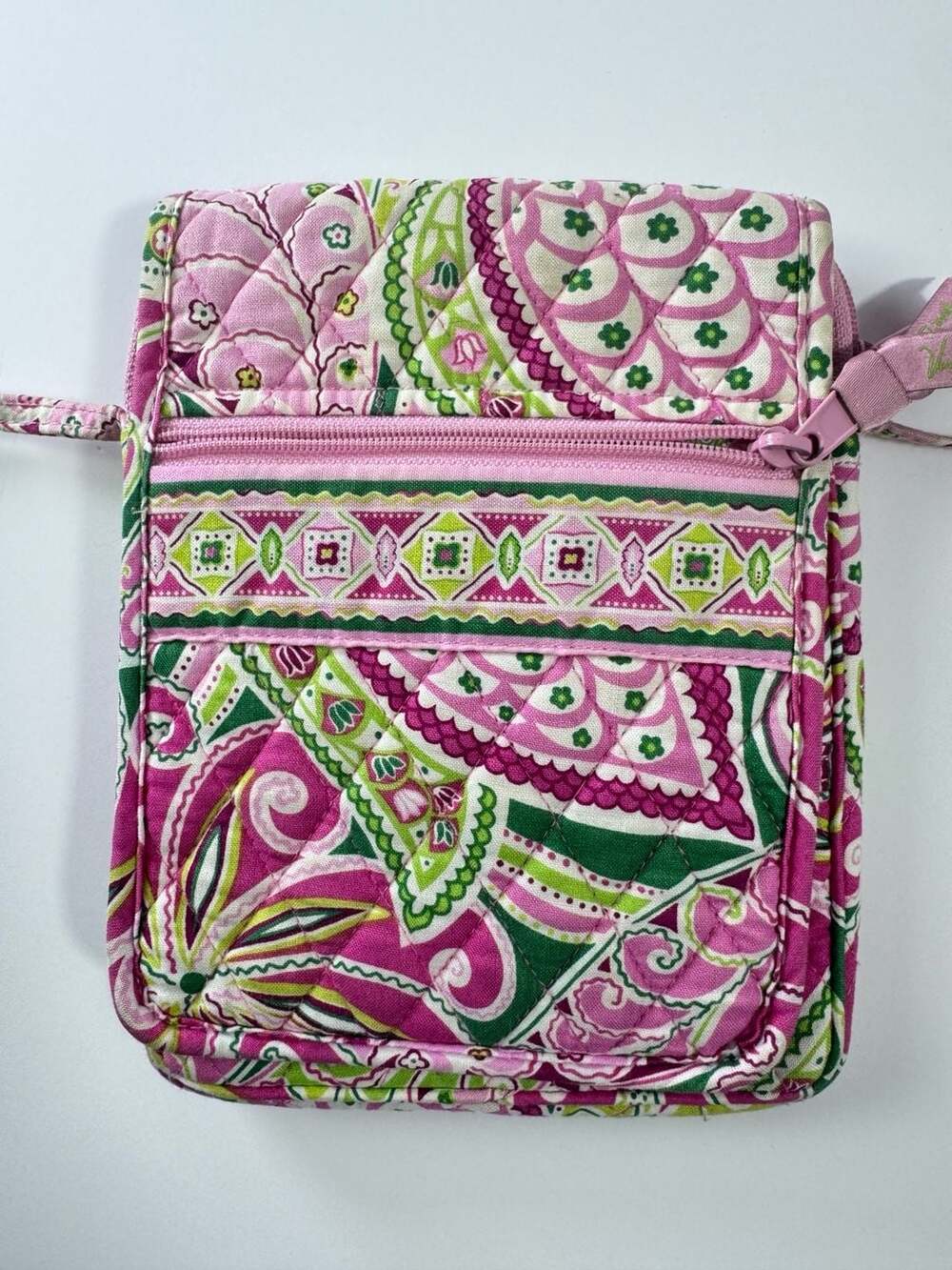 Vera Bradley Mini Hipster Crossbody Bag in Retired Pinwheel Pink
